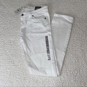 Blue Asphalt Fashionista Skinny White Jeans